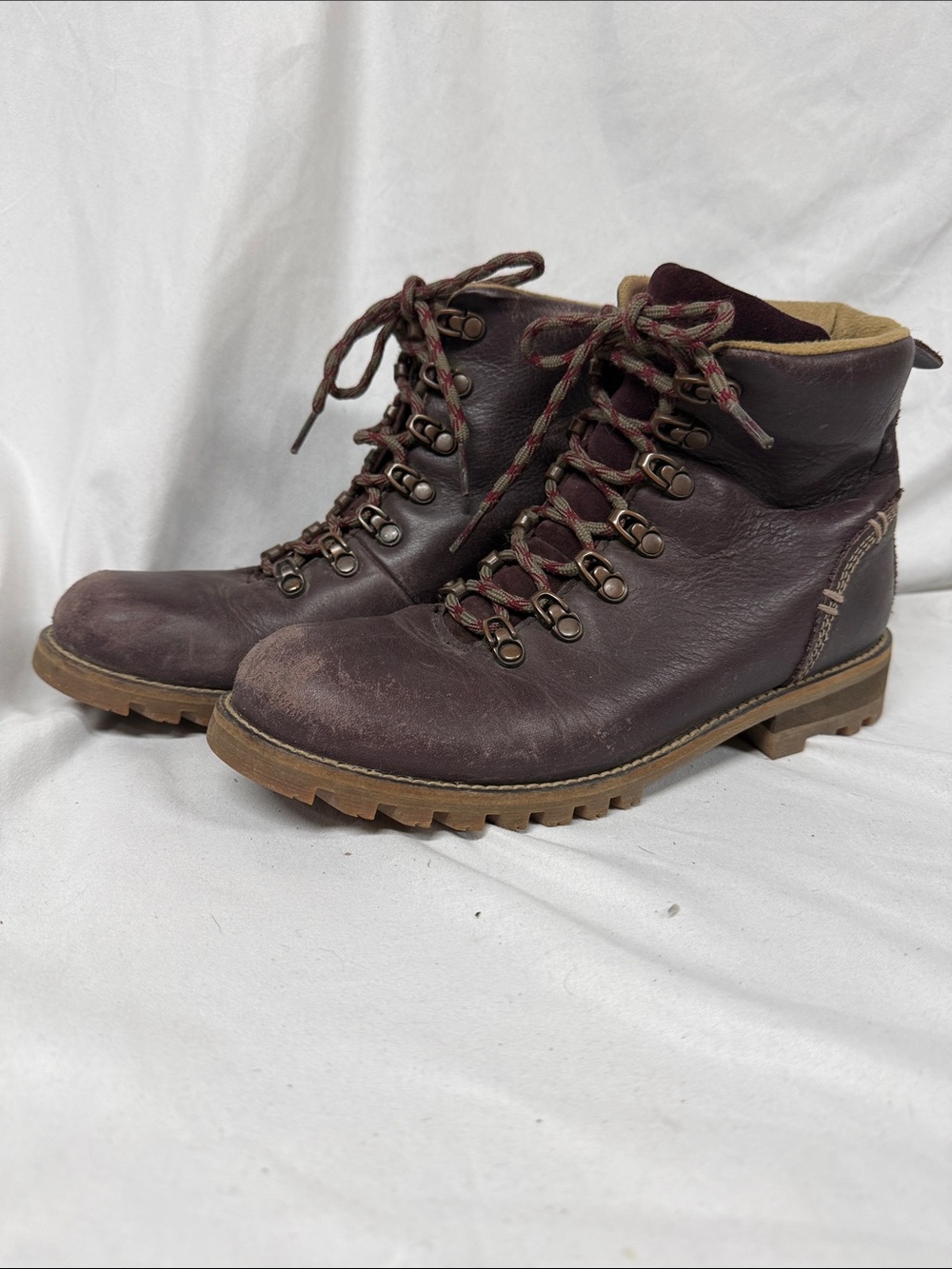 Kodiak Women’s Brown Leather Lace-Up Ankle Boots - Classic Outdoor Style